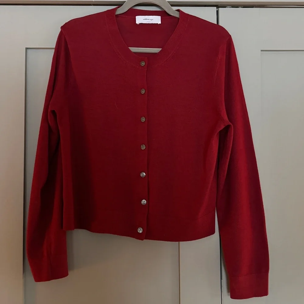 Sold Out NYC Merino Cardigan - Picture 1 of 6